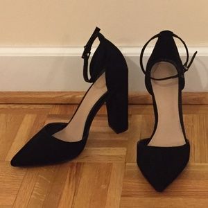 Stylish ASOS pumps with ankle strap - US6/UK4